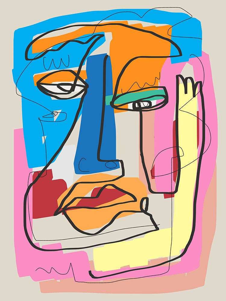 Abstract Candid Portrait art print by Little Dean for $57.95 CAD