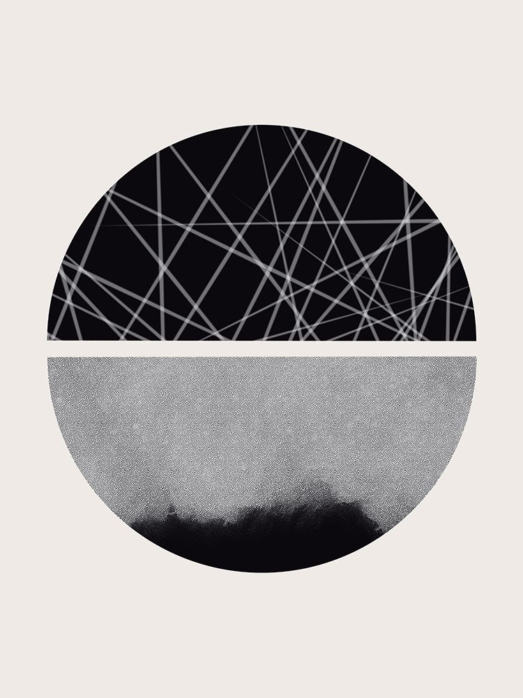 Black And White Sphere art print by Little Dean for $57.95 CAD