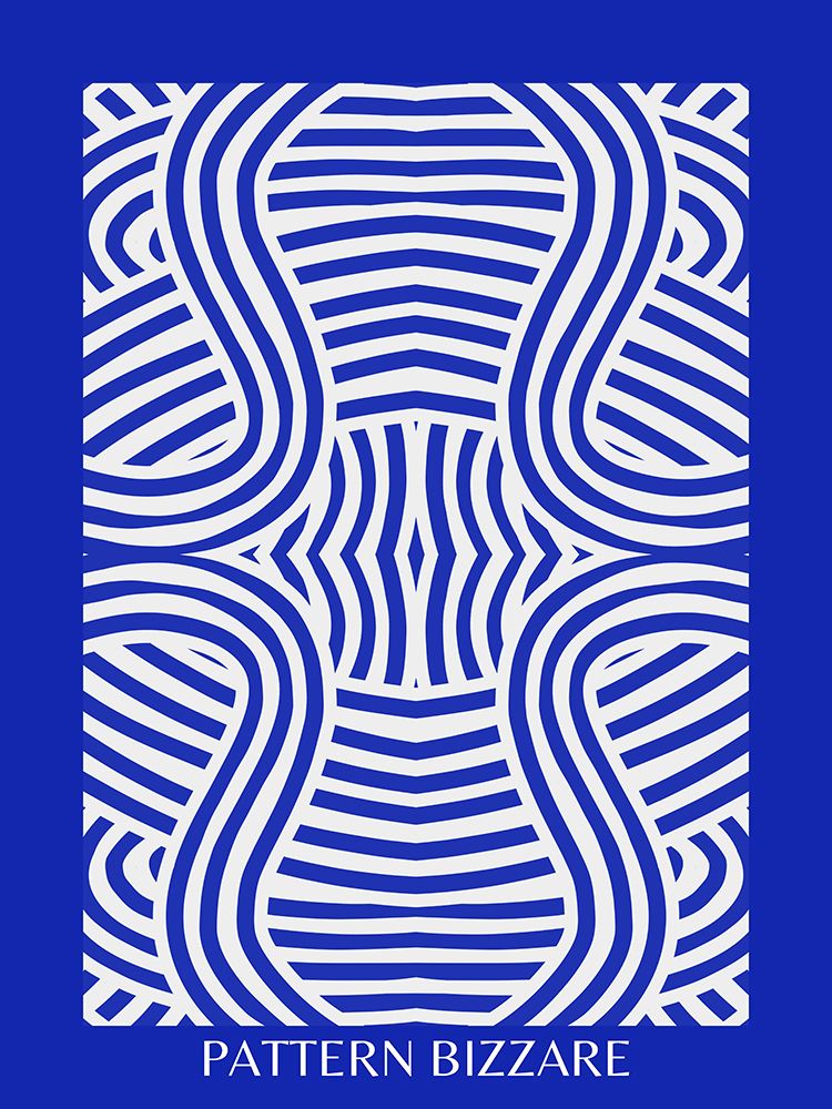 Blue Pattern Bizarre 2 art print by Little Dean for $57.95 CAD