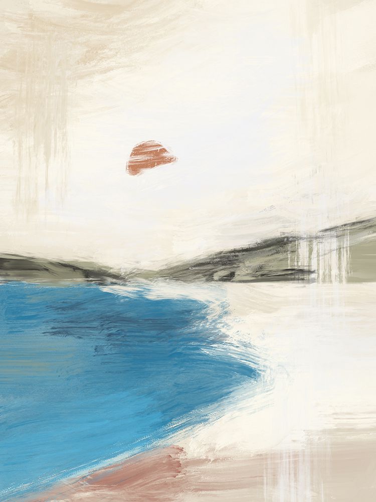Abstract Lagoon art print by Little Dean for $57.95 CAD