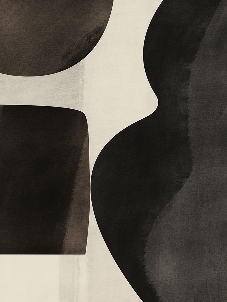 Black Abstract Collage art print by Little Dean for $57.95 CAD