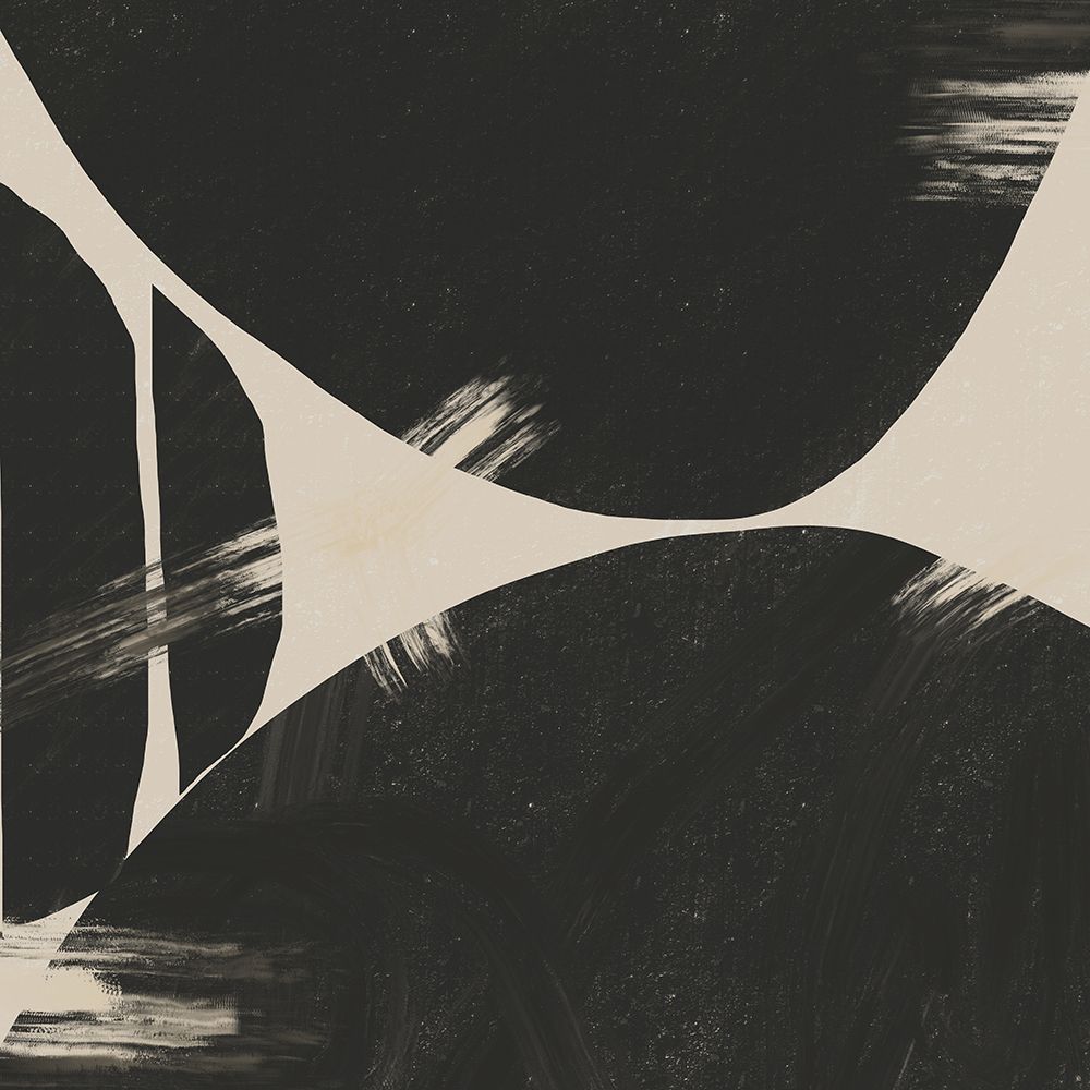 Black Abstract Study art print by Little Dean for $57.95 CAD