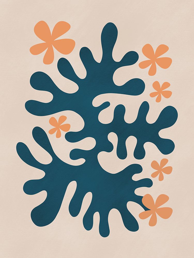 Coral Flower art print by Little Dean for $57.95 CAD