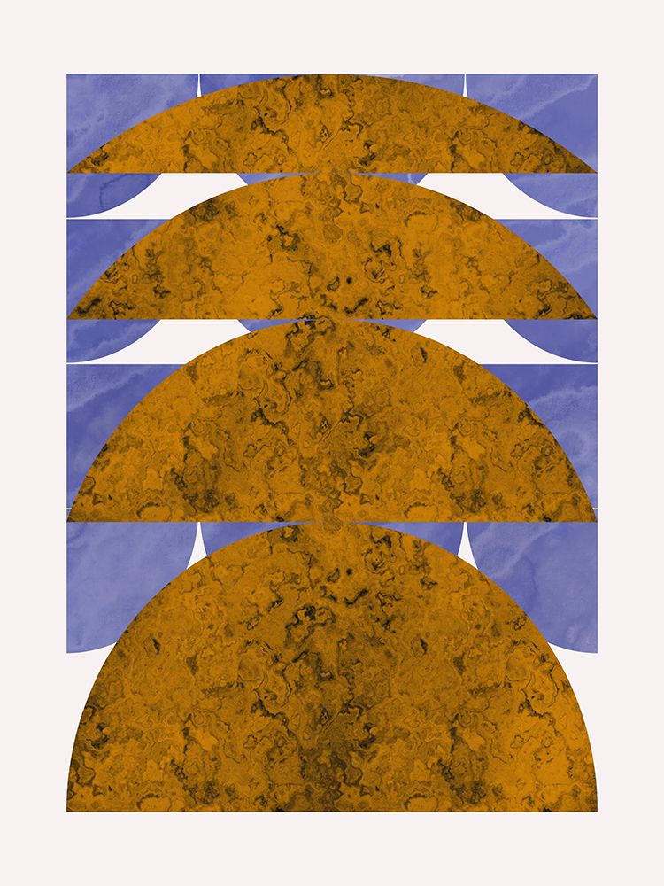 Golden Marble Sphere Design art print by Little Dean for $57.95 CAD