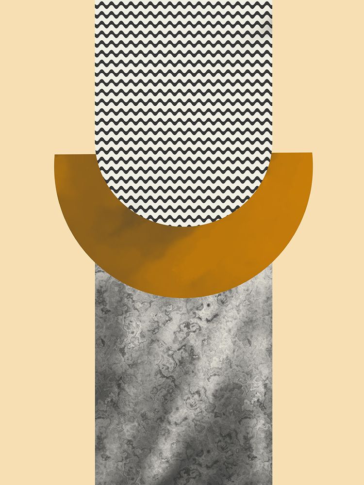 Marble With Geometrical Ring art print by Little Dean for $57.95 CAD