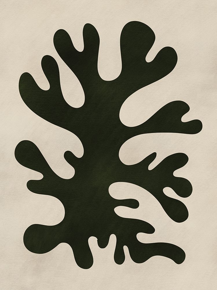 Minimal Black Coral Shape Study art print by Little Dean for $57.95 CAD