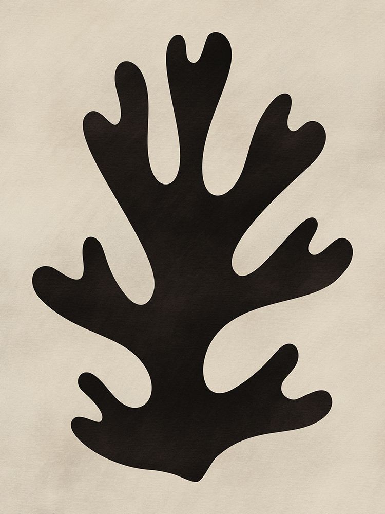 Minimal Black Coral art print by Little Dean for $57.95 CAD