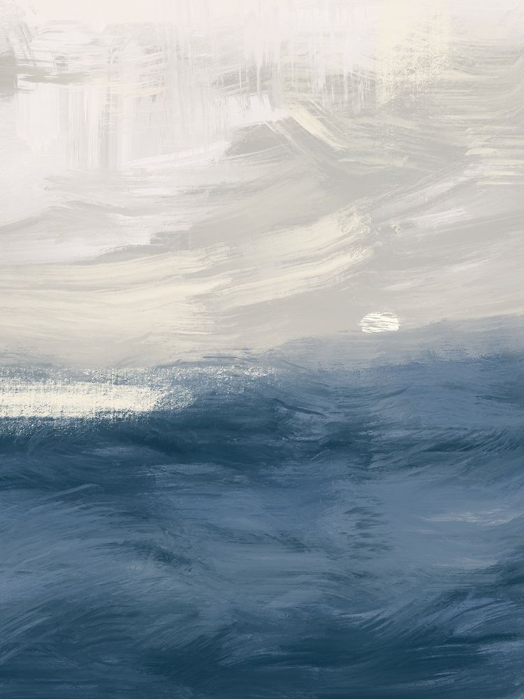Rough Sea Abstract art print by Little Dean for $57.95 CAD