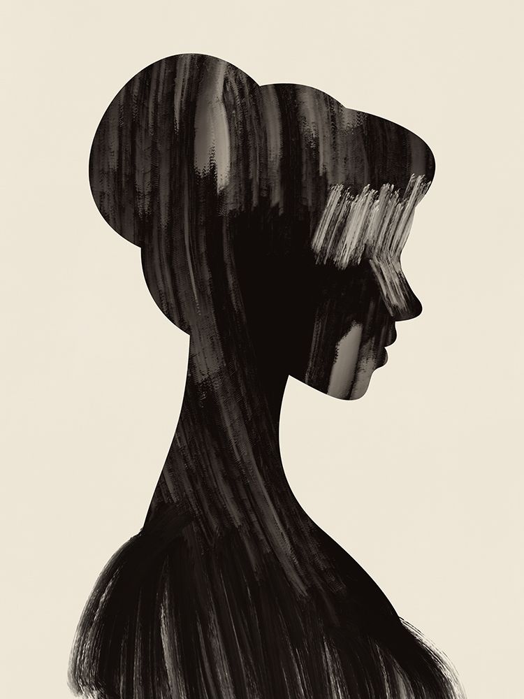 Silhouette Sketch art print by Little Dean for $57.95 CAD