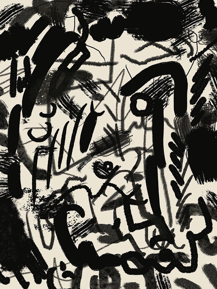 Abstraction With Inks art print by Little Dean for $57.95 CAD
