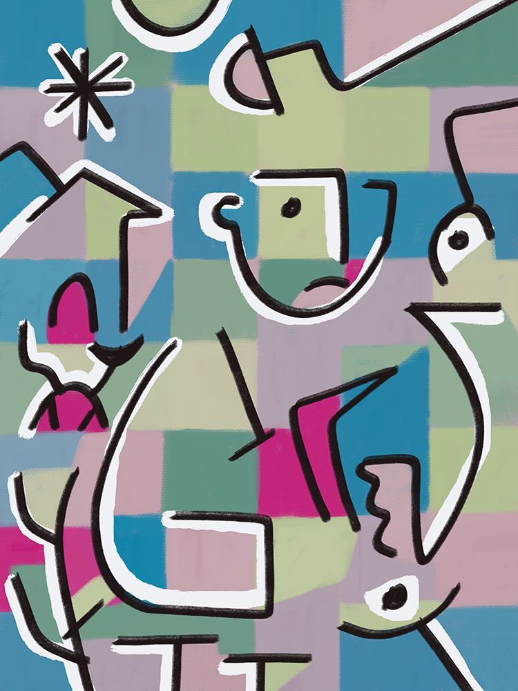 Back To School art print by Little Dean for $57.95 CAD
