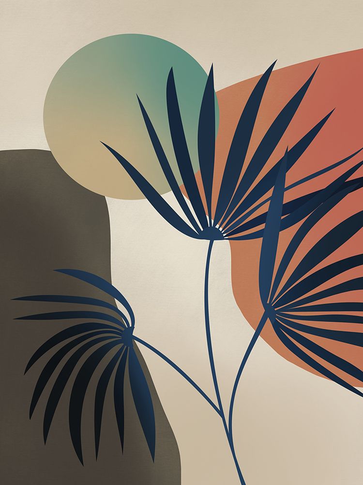 Boho Tropical Painting art print by Little Dean for $57.95 CAD