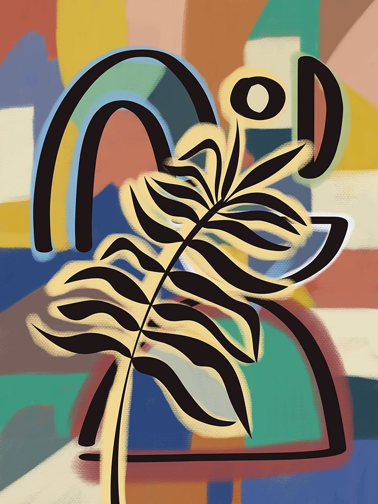 Colorful Tropical Vibe art print by Little Dean for $57.95 CAD