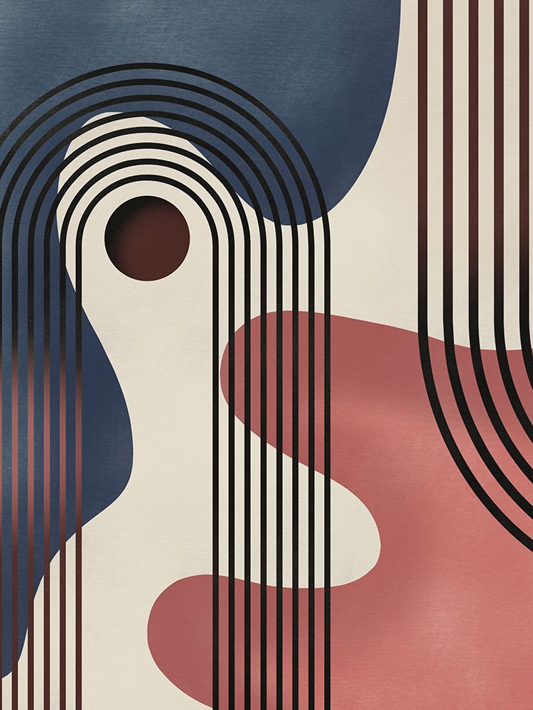 Mid Century Abstract Painting art print by Little Dean for $57.95 CAD