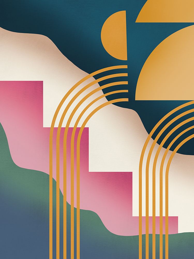 Mid Century Liquify art print by Little Dean for $57.95 CAD
