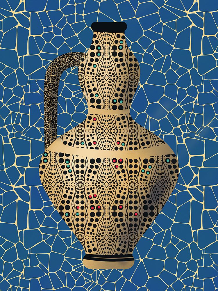 Mosaic Vase Color Study art print by Little Dean for $57.95 CAD