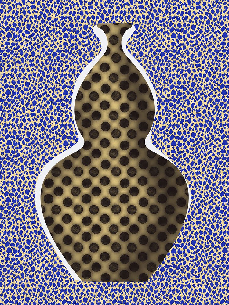 Polka Dot Vase art print by Little Dean for $57.95 CAD