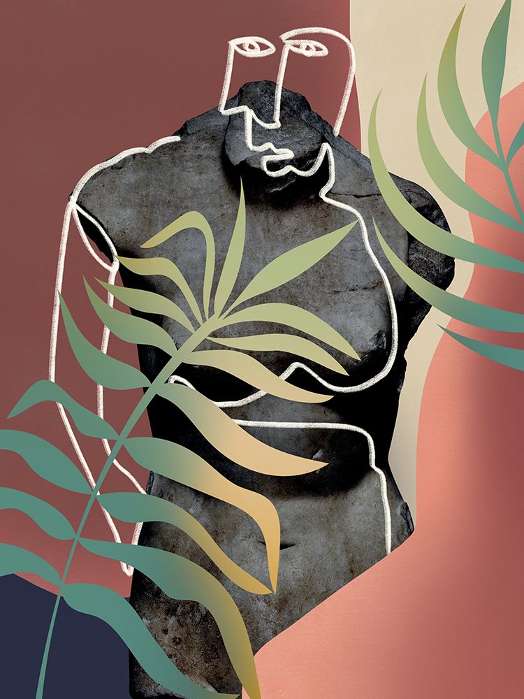 Tropical and Sculpture art print by Little Dean for $57.95 CAD