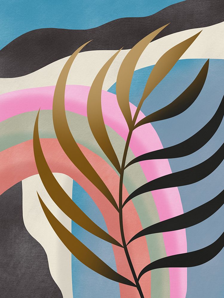 Tropical Rainbow Plant art print by Little Dean for $57.95 CAD