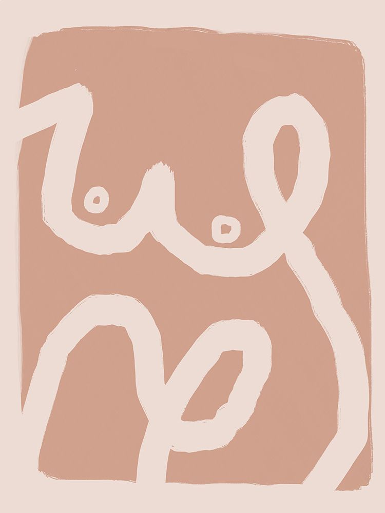 Bold Line Art Nude art print by Little Dean for $57.95 CAD