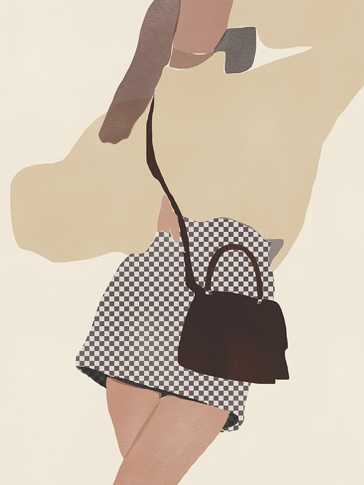 Checked Pose art print by Little Dean for $57.95 CAD