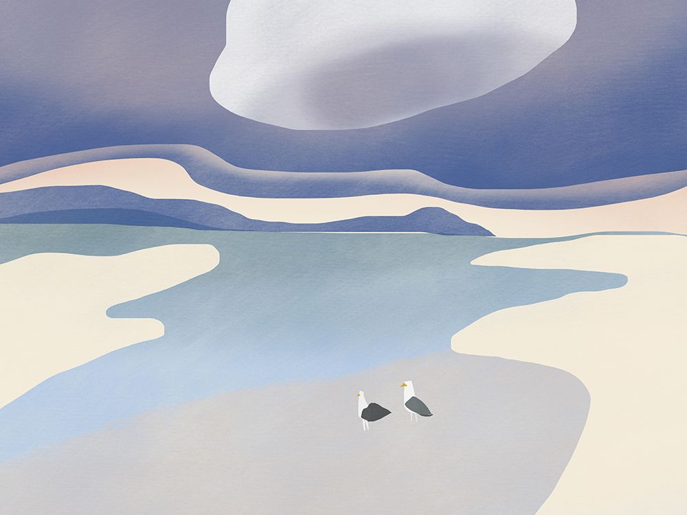 Cotton Cloud Lagoon art print by Little Dean for $57.95 CAD