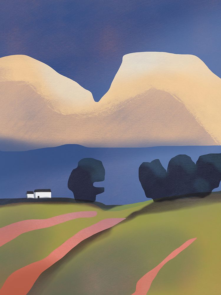 Distant Shower art print by Little Dean for $57.95 CAD