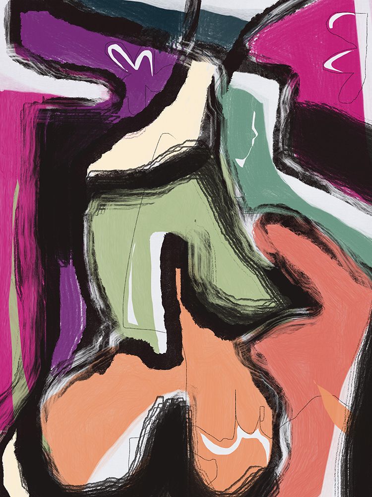 Figure And Color art print by Little Dean for $57.95 CAD