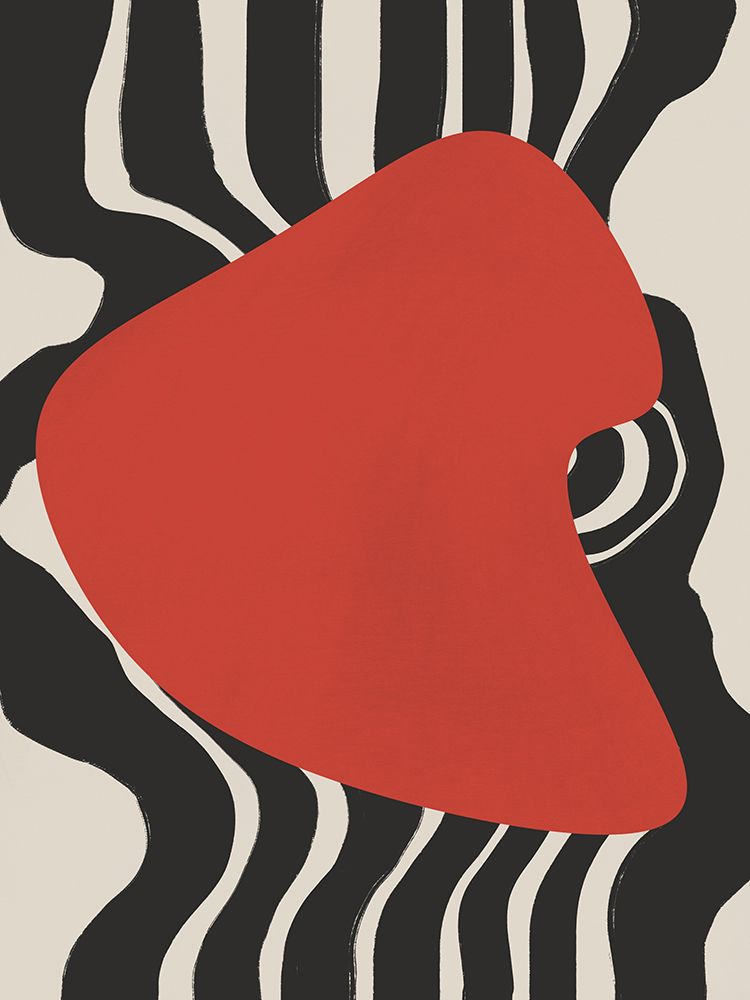 Liquid Red art print by Little Dean for $57.95 CAD