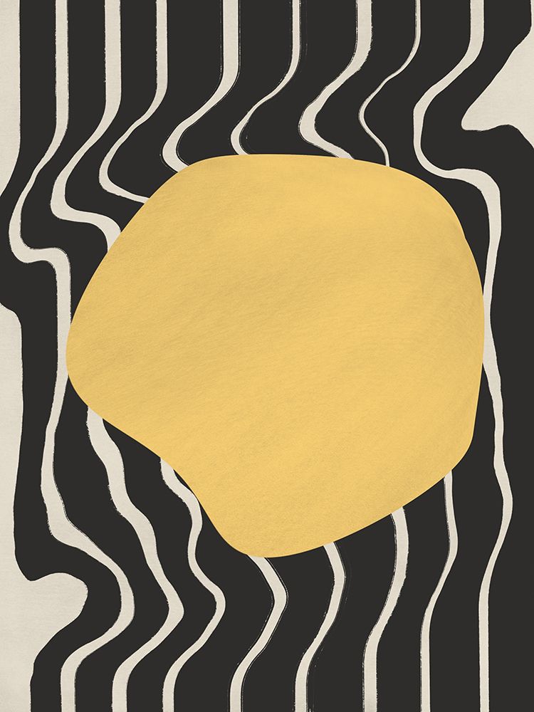 Liquid Yellow art print by Little Dean for $57.95 CAD