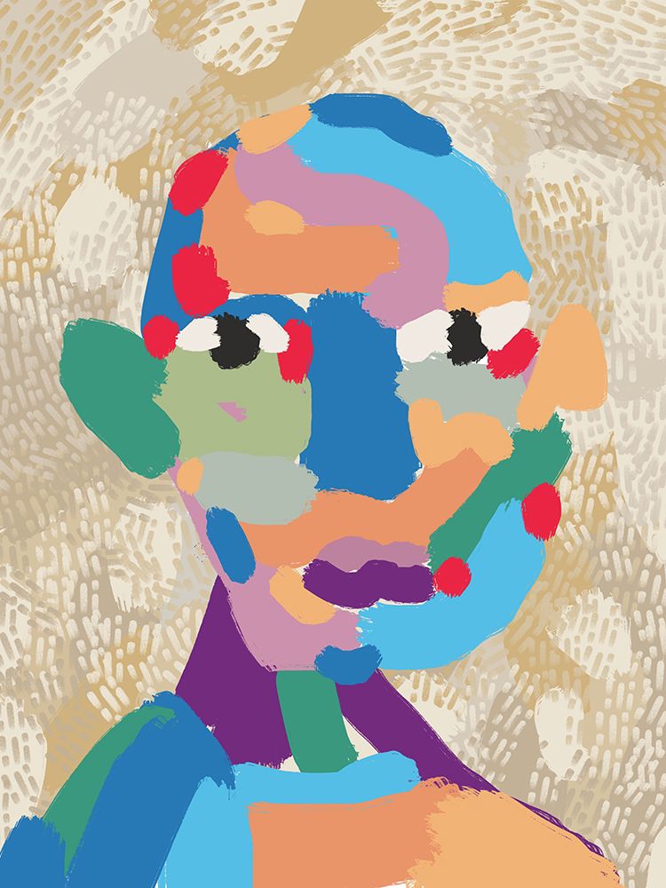 Painted Portrait art print by Little Dean for $57.95 CAD