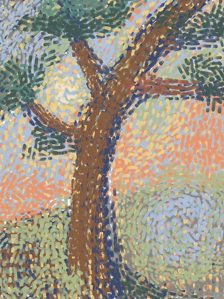 Summer Tree art print by Little Dean for $57.95 CAD