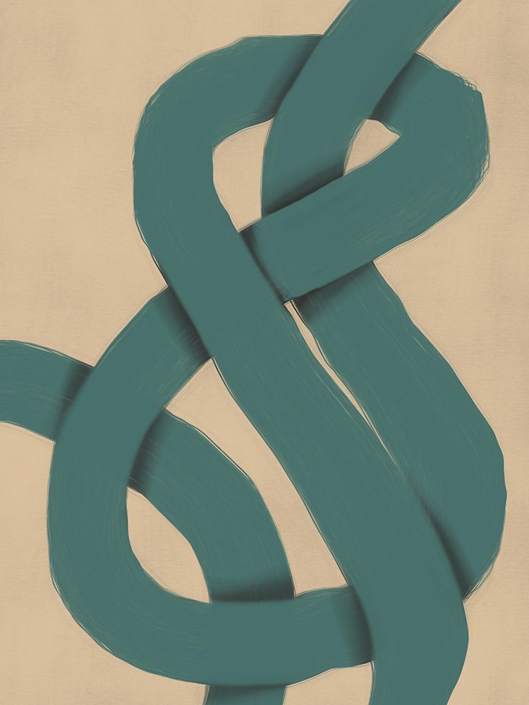 The Green Knot art print by Little Dean for $57.95 CAD