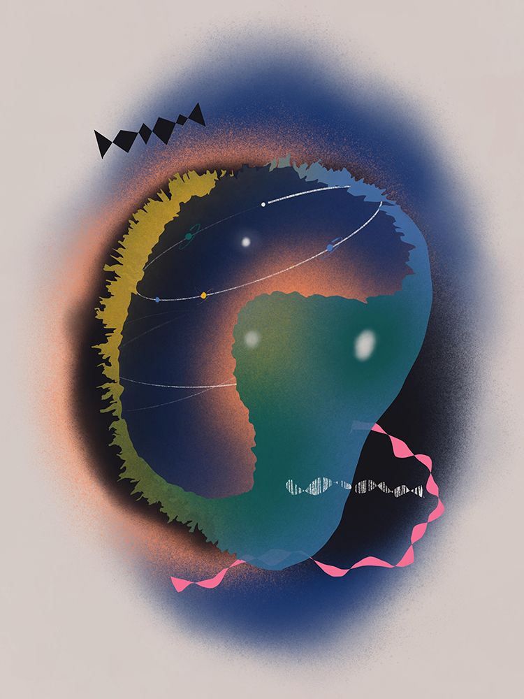 Celestial Watch art print by Little Dean for $57.95 CAD