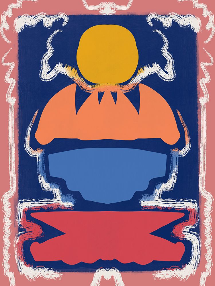 White Outline art print by Little Dean for $57.95 CAD