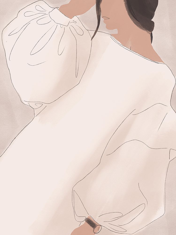White Pajamas art print by Little Dean for $57.95 CAD