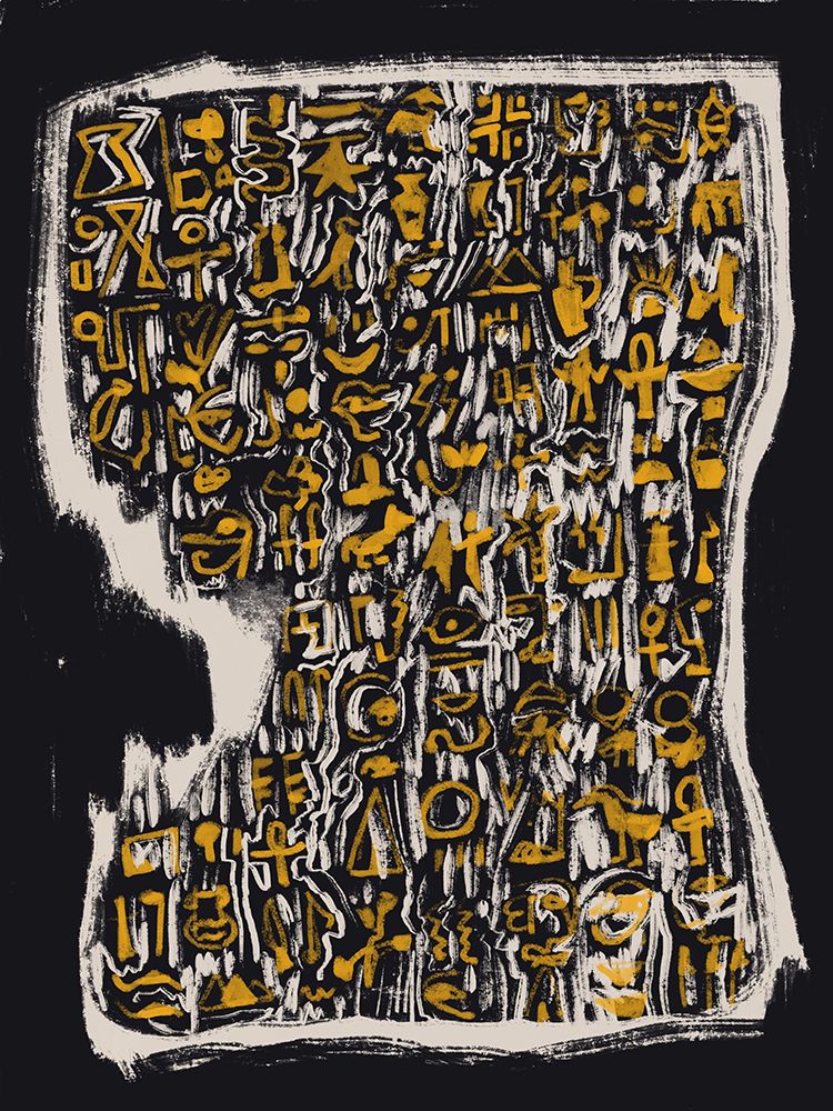 Abstract Symbol Slab art print by Little Dean for $57.95 CAD