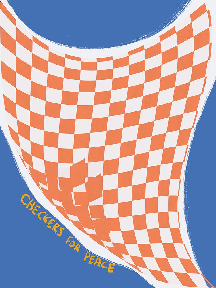 Checkers for Peace art print by Little Dean for $57.95 CAD