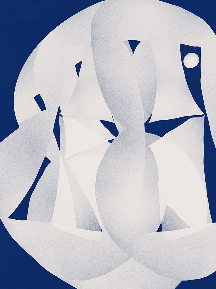 Paper Sculpture Abstract art print by Little Dean for $57.95 CAD
