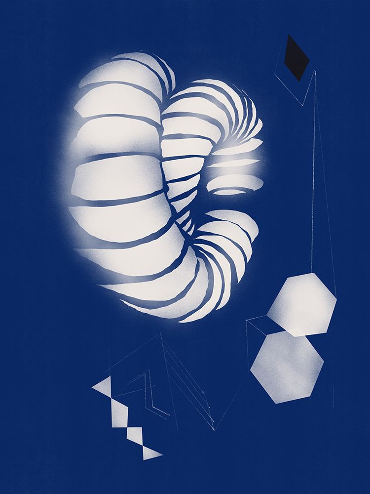 Seashell Ornaments art print by Little Dean for $57.95 CAD