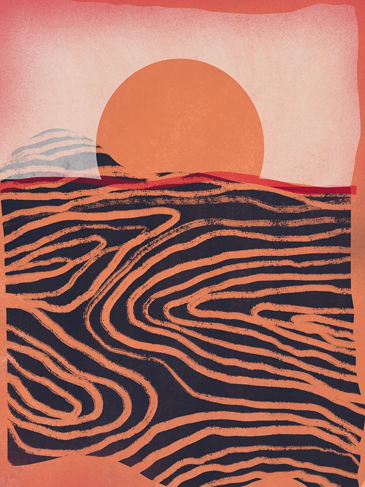 Desert Sun art print by Little Dean for $57.95 CAD