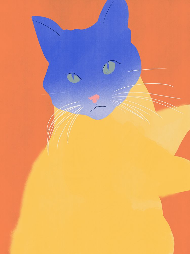 Blue Fur art print by Little Dean for $57.95 CAD
