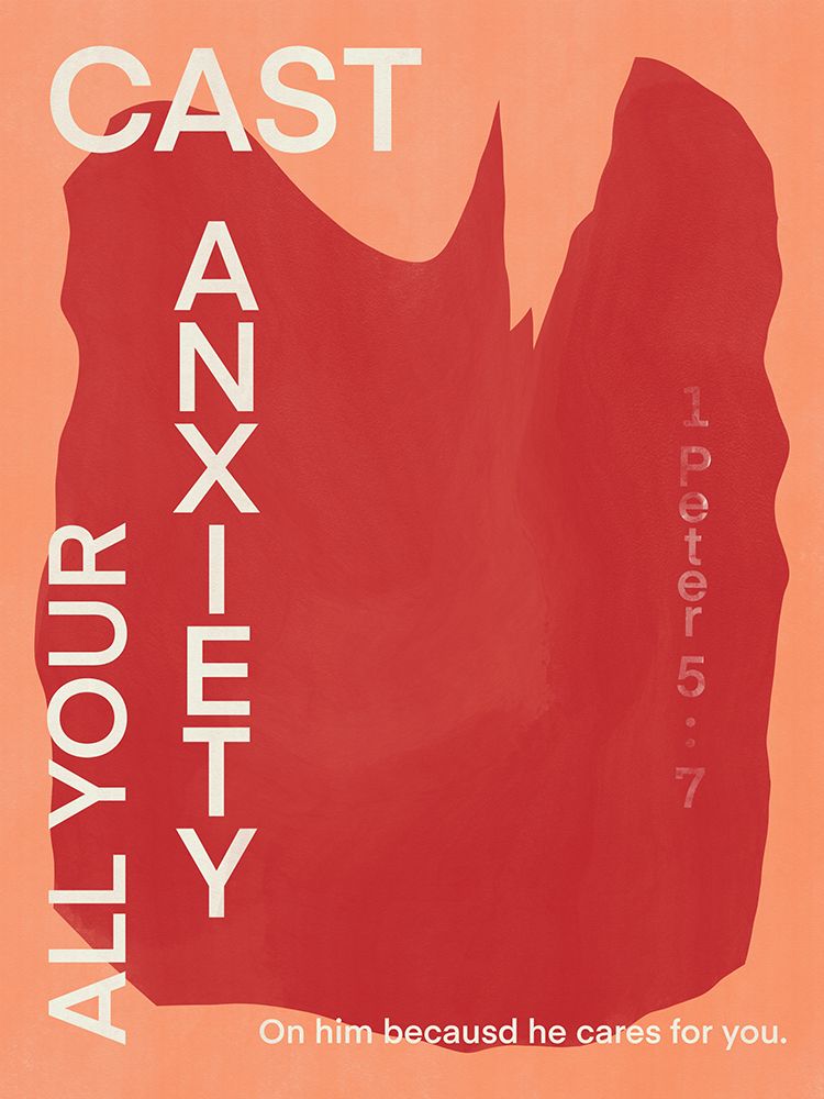 Cast All Your Anxiety art print by Little Dean for $57.95 CAD