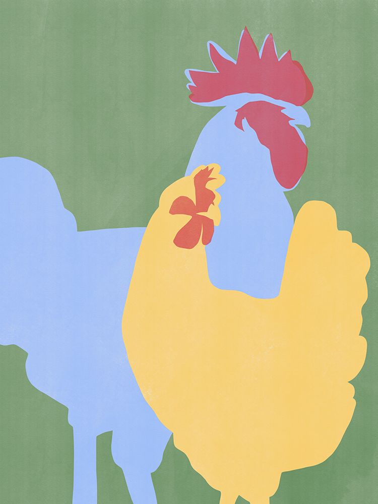 Farm Chicken art print by Little Dean for $57.95 CAD