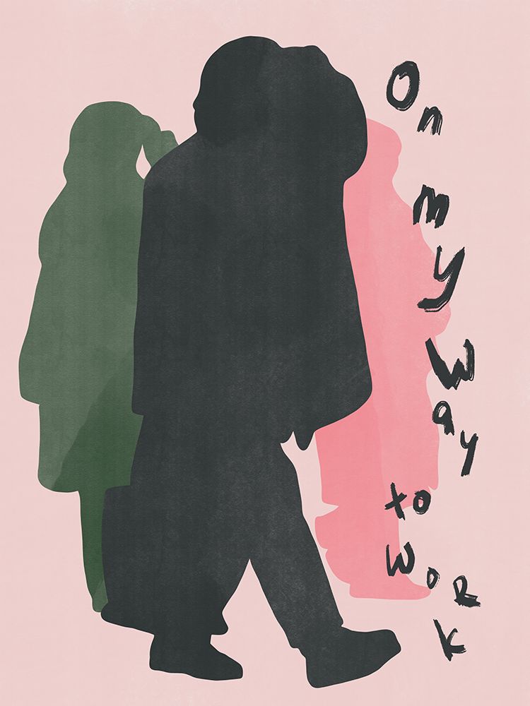 On My Way To Work art print by Little Dean for $57.95 CAD