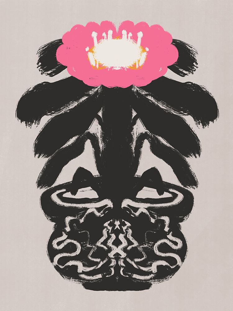 Pink Bloom art print by Little Dean for $57.95 CAD