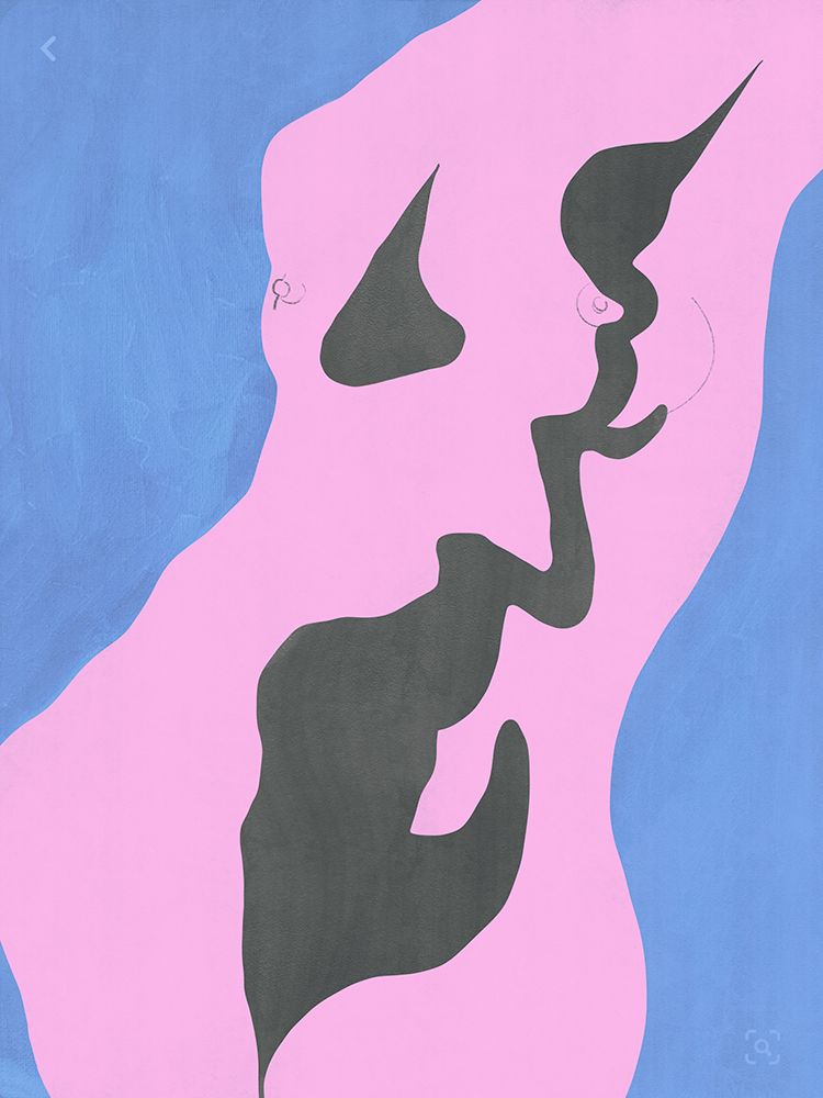 Pink Happiness art print by Little Dean for $57.95 CAD