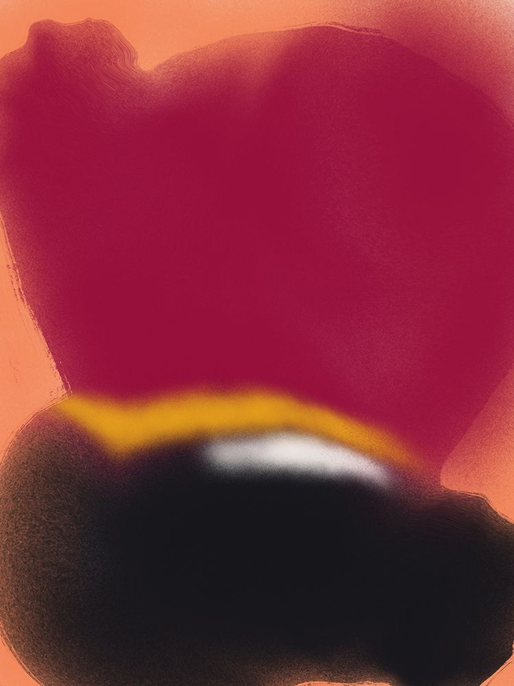 Red And Black Liquid art print by Little Dean for $57.95 CAD