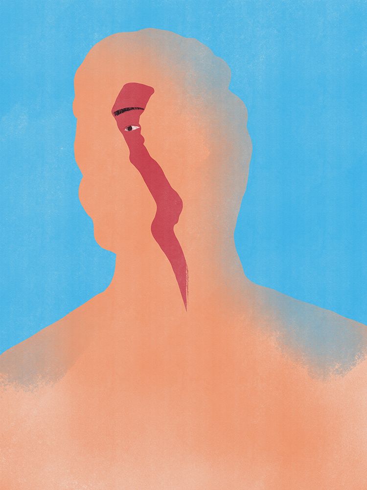 Red Highlight art print by Little Dean for $57.95 CAD