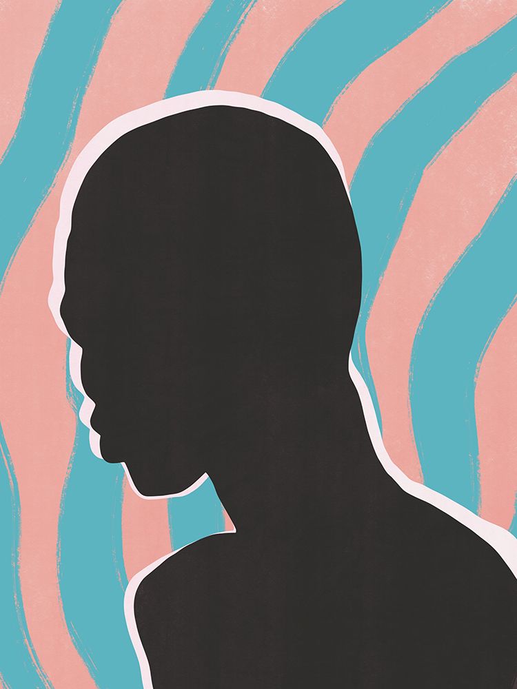 Anonymous Portrait In Neon Lights art print by Little Dean for $57.95 CAD